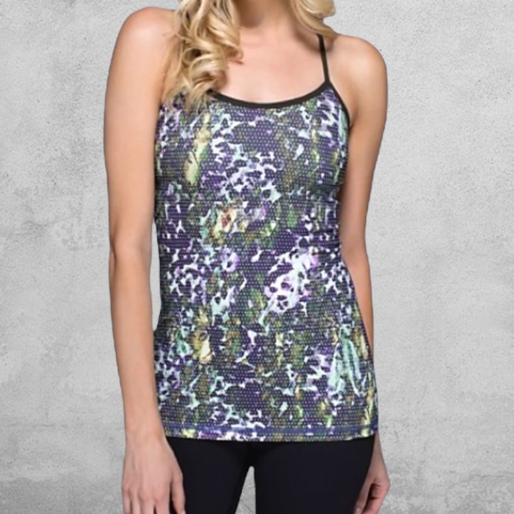 lululemon athletica Floral Multi Power Y Tank